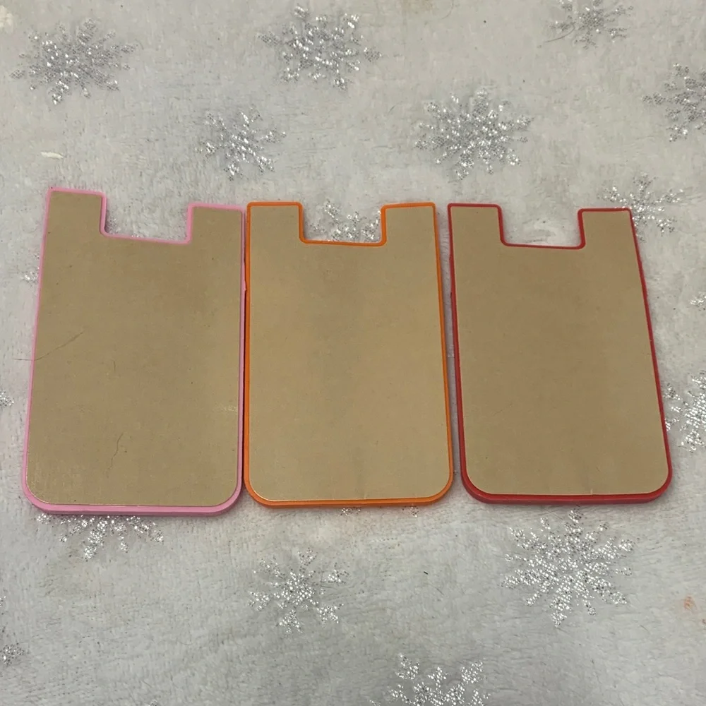 Colorful Silicone Card Holders for Phones